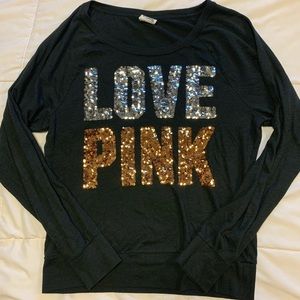PINK sequin top